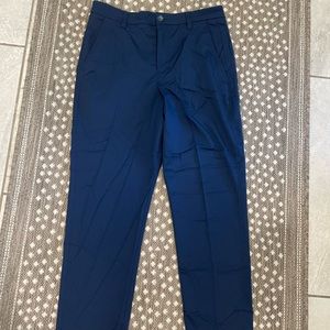 Under Armour boys navy golf pants size 18